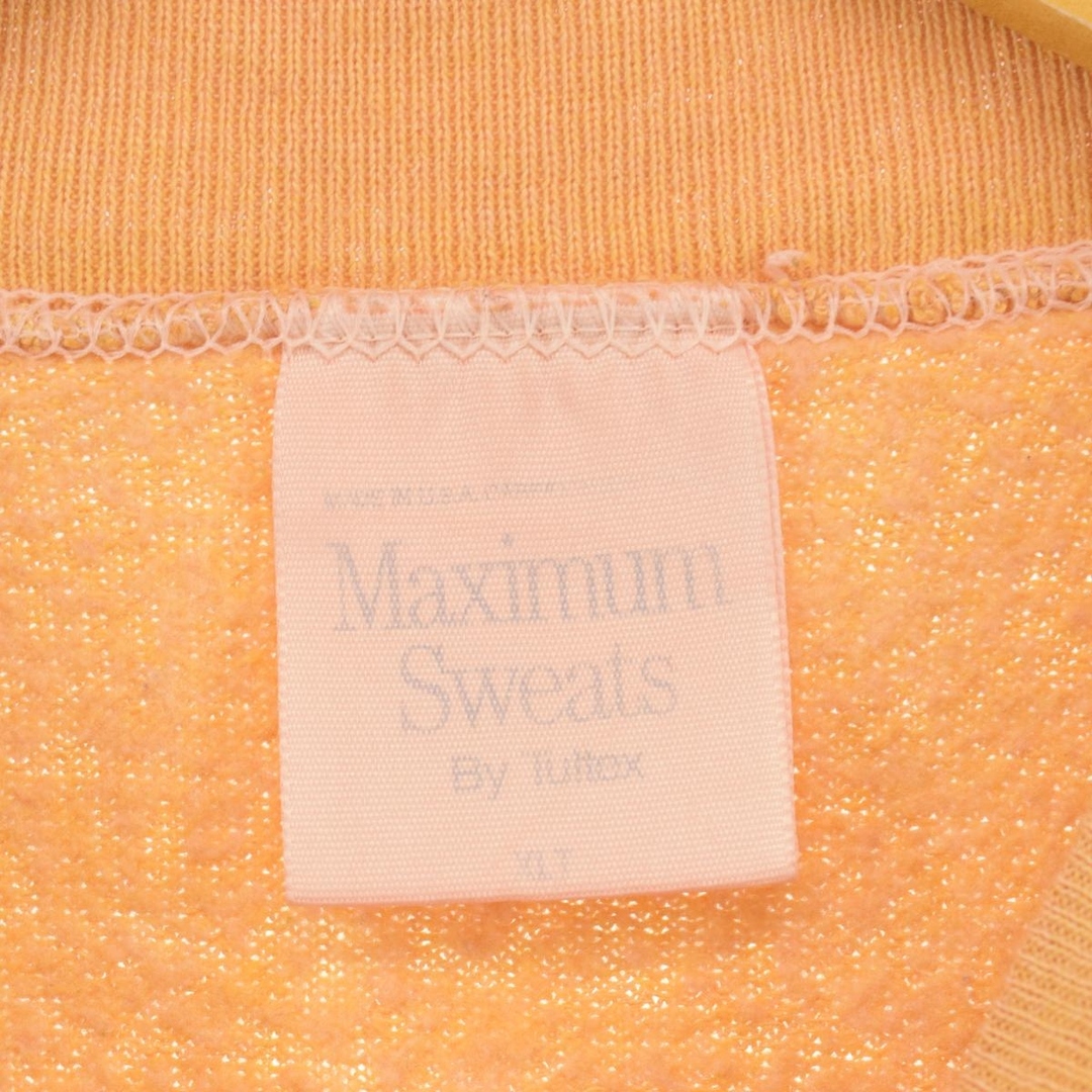 古着 Maximum Sweats ネコ柄 アニマル スウェットシャツ トレーナー USA製 メンズXL /eaa379598 メンズのトップス(スウェット)の商品写真