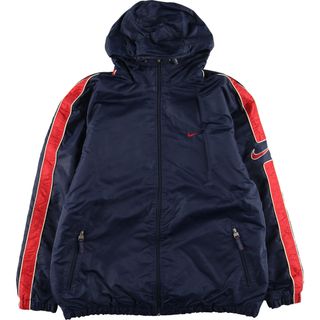 ナイキ(NIKE)の古着 00年代 ナイキ NIKE バックロゴ 中綿パーカー パファージャケット メンズXXL /eaa408398(ダウンジャケット)