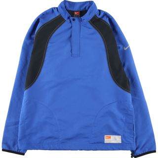 ナイキ(NIKE)の古着 00年代 ナイキ NIKE TEAM ハーフジップ ウォームアッププルオーバー メンズL /eaa408487(ナイロンジャケット)