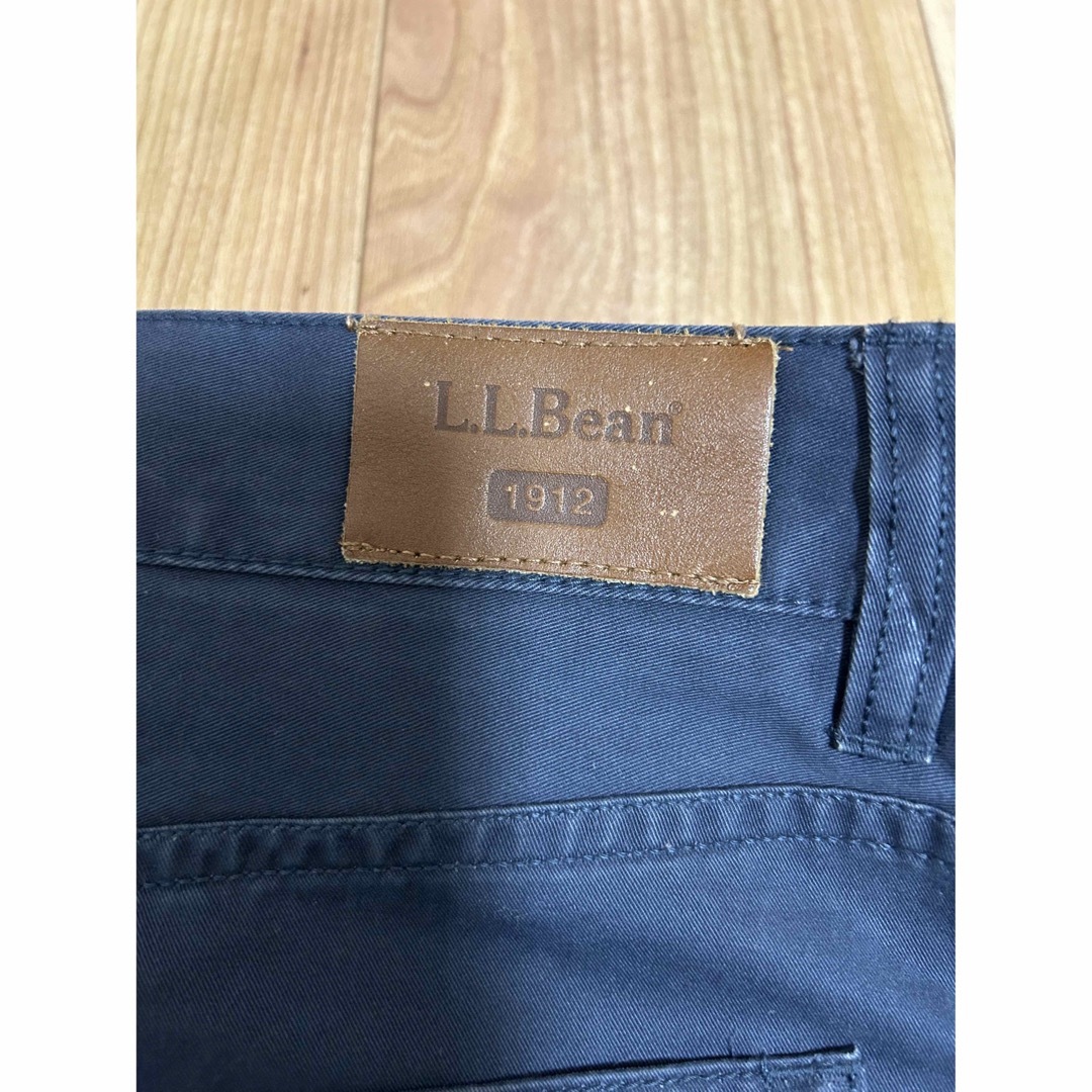 L.L.Bean(エルエルビーン)の【美品◎】【L.L.Bean】【スリランカ製】チノパン ワイドパンツ ネイビー色 メンズのパンツ(チノパン)の商品写真