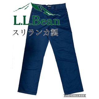 L.L.Bean - 【美品◎】【L.L.Bean】【スリランカ製】チノパン ワイドパンツ ネイビー色