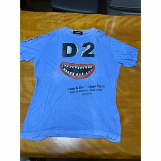 ディースクエアード(DSQUARED2)のDSQUARED2   ディースクエアード　半袖Tシャツ　ブルー　L イタリア製(Tシャツ/カットソー(半袖/袖なし))