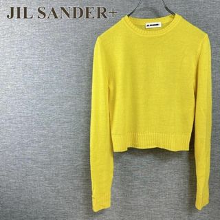 ジルサンダー(Jil Sander)のジルサンダープラス ニット　セーター　トップス クロップド イエロー(ニット/セーター)