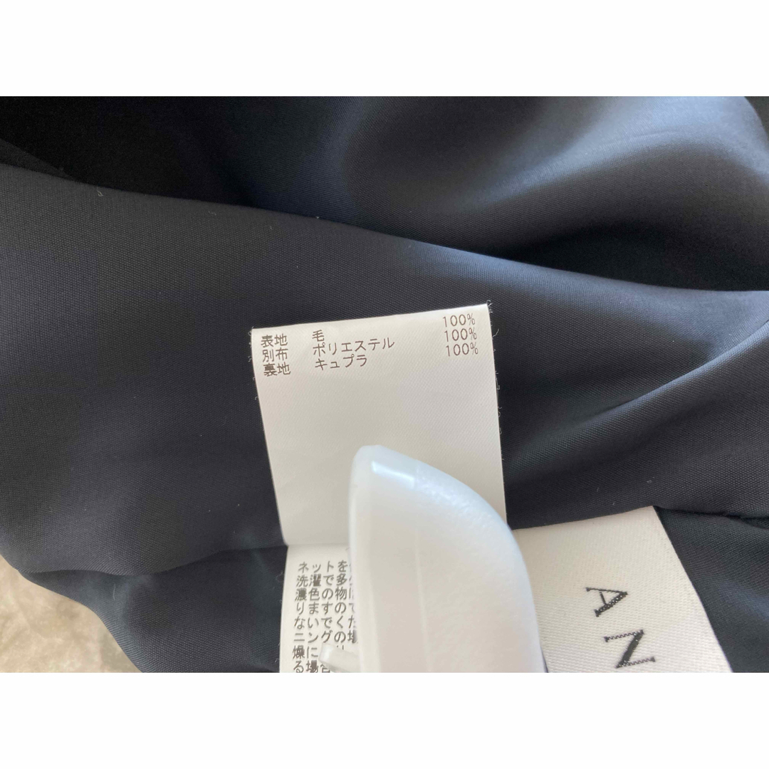 ANAYI(アナイ)のANAYI ワンピース　濃紺　38サイズ レディースのワンピース(ひざ丈ワンピース)の商品写真