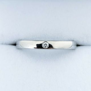 カルティエ(Cartier)のカルティエ 1p ダイヤモンド バレリーナ リング Pt950 4.4g(リング(指輪))