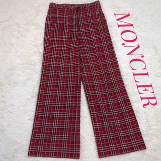 monclerサイズ38◆新品◆モンクレールGENIUS 1952ベルボトムパンツ レディース