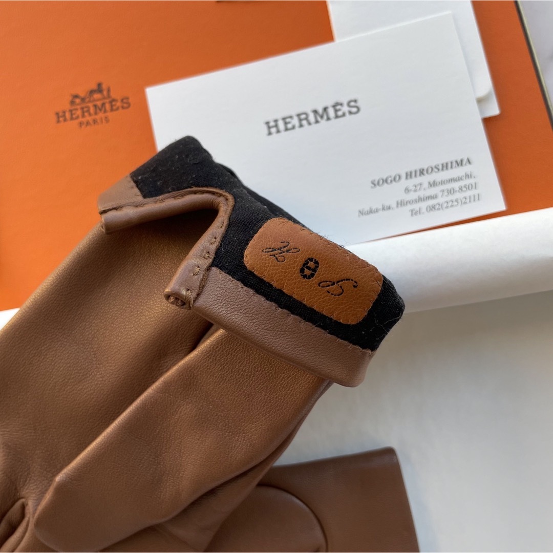 Hermes(エルメス)の【極美品】エルメス グローブ ゴールド レディースのファッション小物(手袋)の商品写真