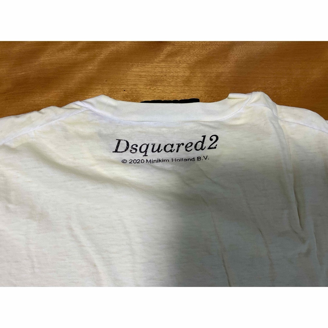 DSQUARED2(ディースクエアード)のDSQUARED2   ディースクエアード　半袖Tシャツ　薄黄色　XS イタリア メンズのトップス(Tシャツ/カットソー(半袖/袖なし))の商品写真