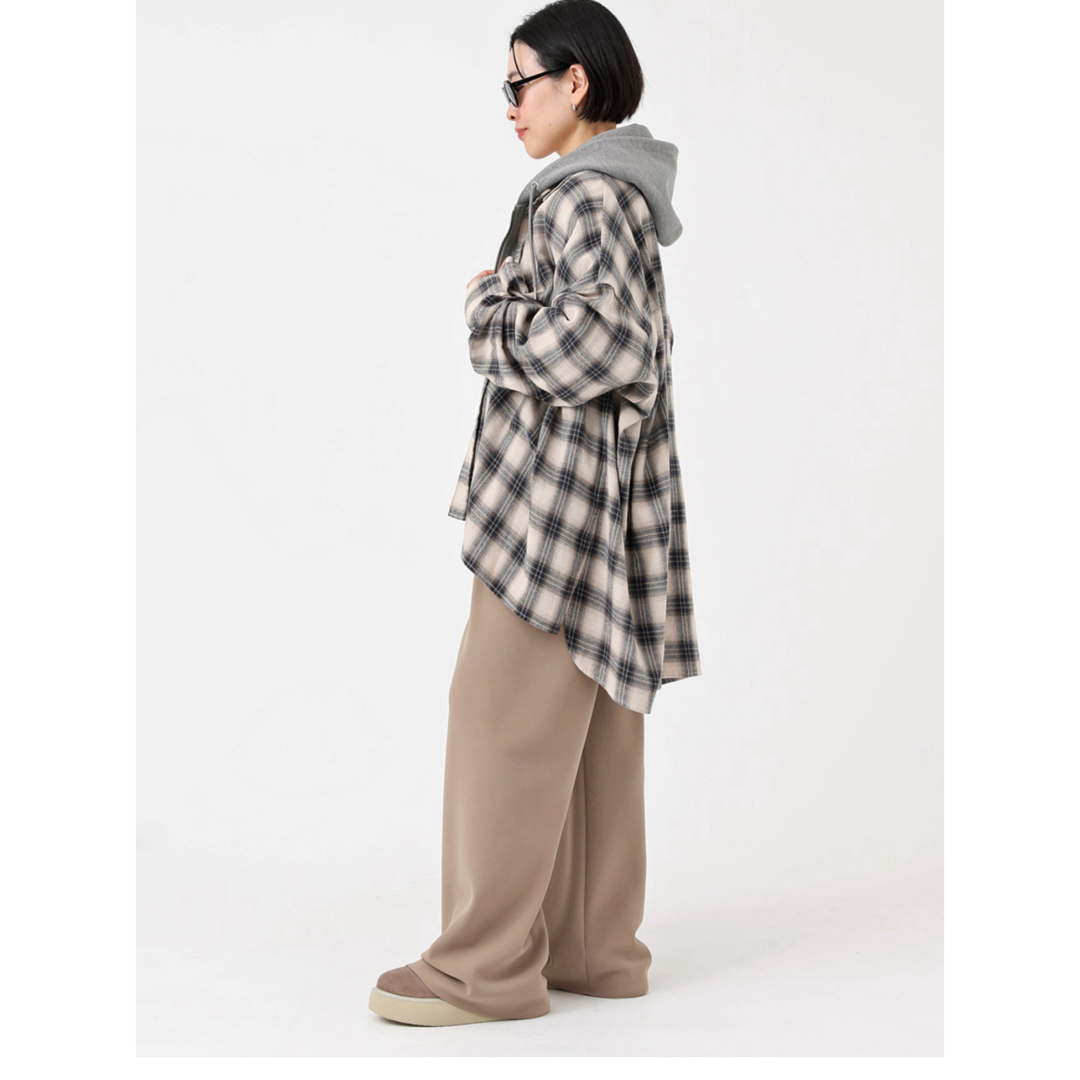 AP STUDIO(エーピーストゥディオ)の【PROVOKE/プロヴォーク】Oversized check Shirt レディースのトップス(シャツ/ブラウス(長袖/七分))の商品写真