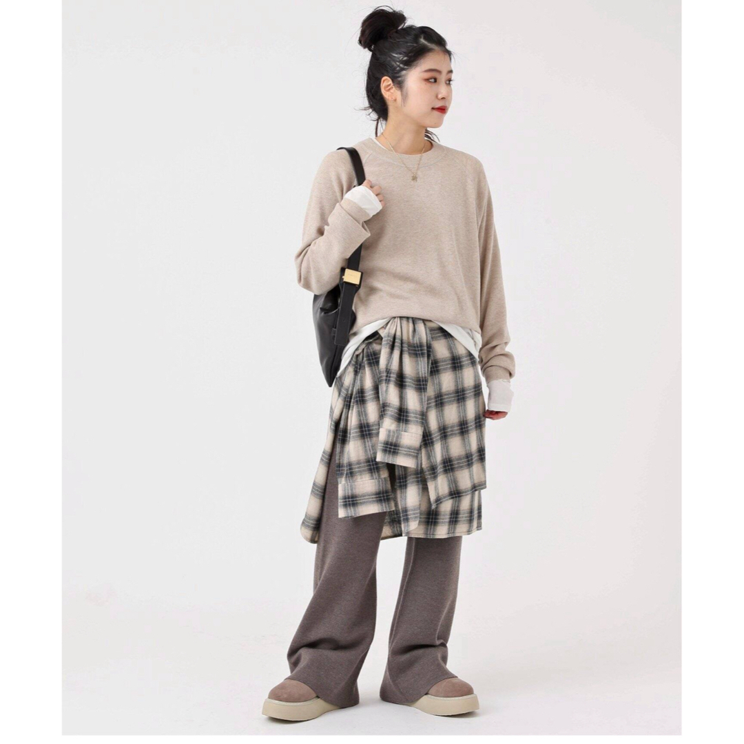 AP STUDIO(エーピーストゥディオ)の【PROVOKE/プロヴォーク】Oversized check Shirt レディースのトップス(シャツ/ブラウス(長袖/七分))の商品写真