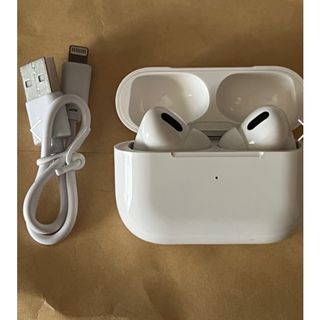 オーディオ機器AirPods pro 片耳 右側Rのみ 本物です。 - ヘッドフォン