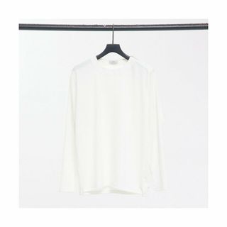 ゴーサンゴーイチプールオム(5351 POUR LES HOMMES)の【ホワイト】サイドネック 長袖プルオ-バー(Tシャツ/カットソー(半袖/袖なし))