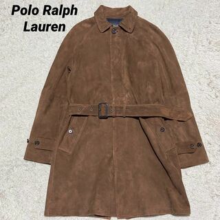 ポロラルフローレン(POLO RALPH LAUREN)の現行 Polo Ralph Lauren スウェード 山羊革 ステンカラーコート(レザージャケット)
