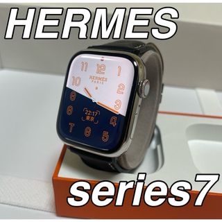 アップル(Apple)の【美品】Apple Watch  HERMES  series7 45mm(腕時計(デジタル))