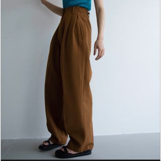 トゥデイフル(TODAYFUL)のnokcha original pants ブラウン　M(カジュアルパンツ)