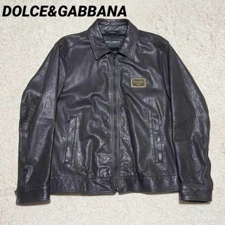 ドルチェ&ガッバーナ(DOLCE&GABBANA) レザージャケット/革ジャン ...