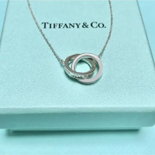 ティファニー(Tiffany & Co.)の【美品】Tiffany & Co. インターロッキング サークル ネックレス(ネックレス)