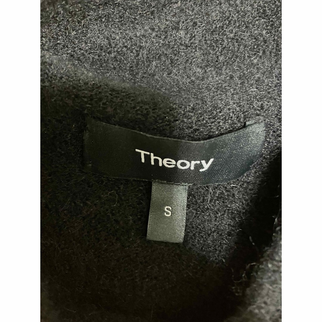 theory(セオリー)の美品　セオリー　20AW ニット　ワンピース　ロング　ブラック　黒　ハイネック レディースのワンピース(ロングワンピース/マキシワンピース)の商品写真