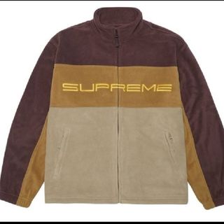 シュプリーム(Supreme)のSupreme Polartec Zip Jacket  Brown M(ブルゾン)