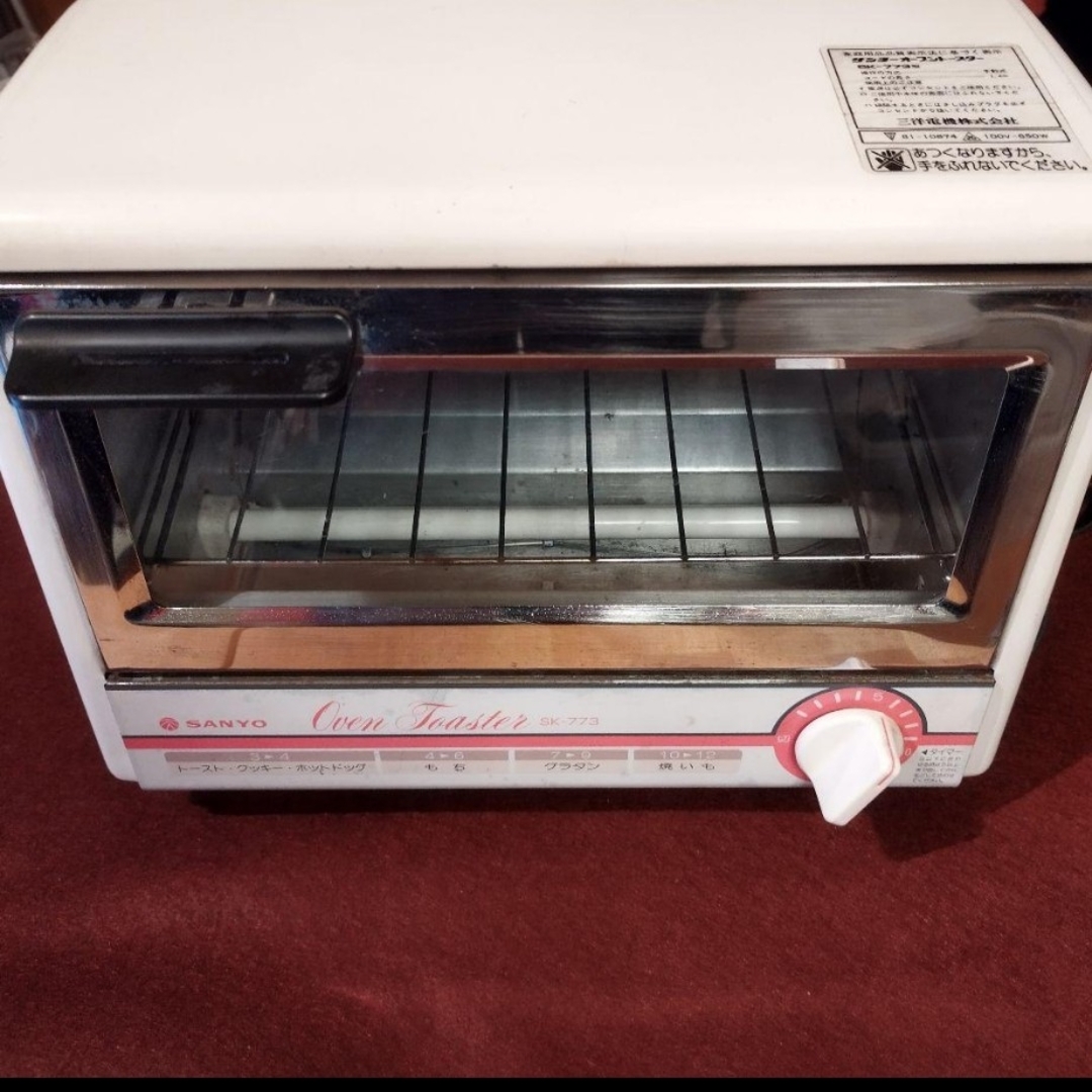 レトロ昭和家電】SANYOオーブントースターSK-773型】の通販 by レトロ昭和家電】SANYOオーブントースターSK-773型】の通販 by