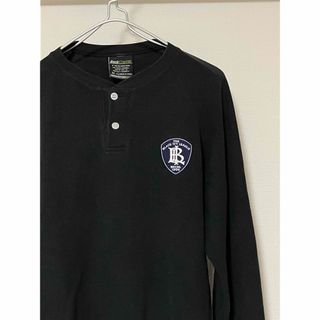 バックチャンネル(Back Channel)のBack Channel ロンT 長袖シャツ　ブラック　鹿の子　バックチャンネル(Tシャツ/カットソー(七分/長袖))