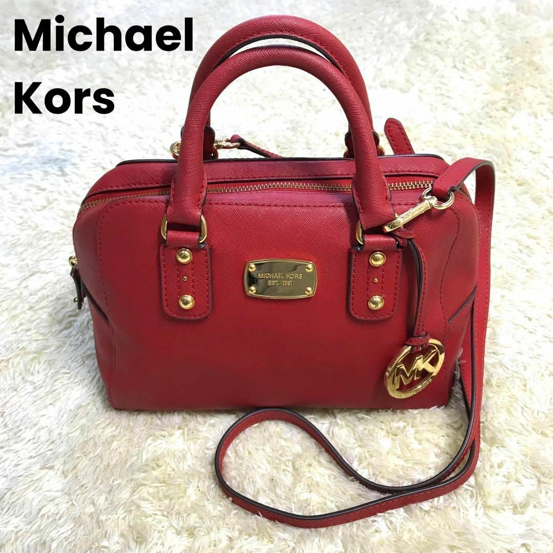 Michael Kors(マイケルコース)のMichael Kors 2way ショルダーバッグ　レッド レディースのバッグ(ショルダーバッグ)の商品写真