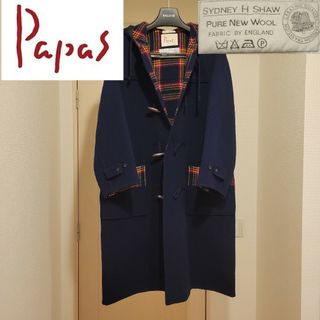 PAPAS/パパス×SYDNE H SHAW メルトンウール ダッフルコート(ダッフルコート)