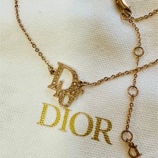 Christian Dior - K名005/ DIOR ネックレス リボン ラインストーン CD ...