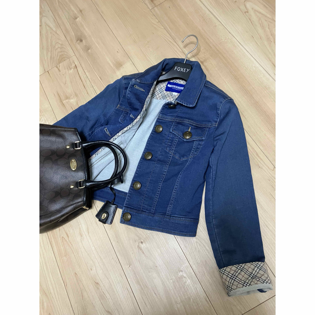 BURBERRY BLUE LABEL - 美品 バーバリー ブルーレーベル デニム ...