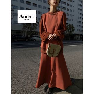 アメリヴィンテージ(Ameri VINTAGE)の大人気！【AMERI】MANY WAY TRIO SWEAT DRESS(ロングワンピース/マキシワンピース)