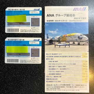 エーエヌエー(ゼンニッポンクウユ)(ANA(全日本空輸))の限定お早めに★旅をお得に★ANA 株主優待2枚★割引き冊子のセットです。(航空券)