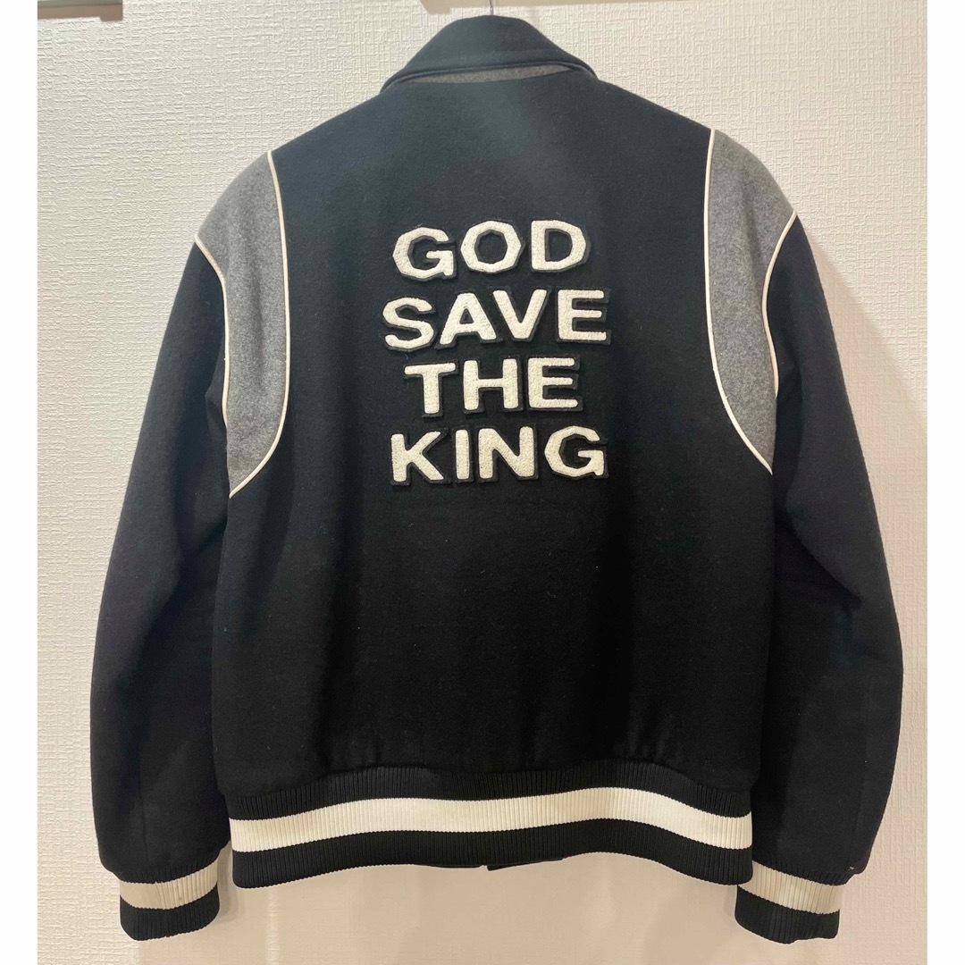 GB(ジービー)のGB SKINS スタジャン　GOD SAVE THE KING馬場圭介 L メンズのジャケット/アウター(スタジャン)の商品写真