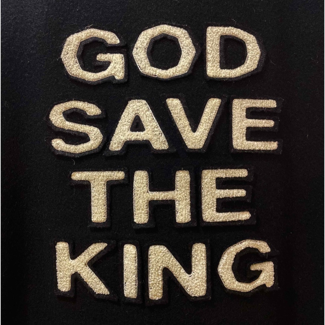 GB(ジービー)のGB SKINS スタジャン　GOD SAVE THE KING馬場圭介 L メンズのジャケット/アウター(スタジャン)の商品写真