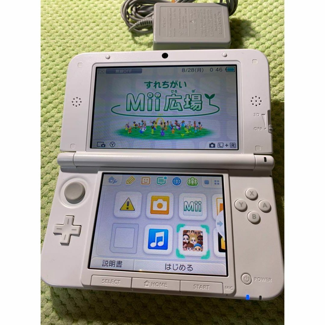 ありSDカードニンテンドー 3DS LL カバー付き 動作確認済み 美品