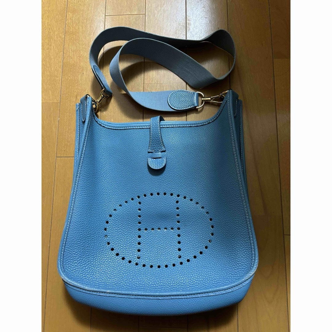 Hermes - 【完全正規品】HERMES エルメス エヴリンPM ブルージーン