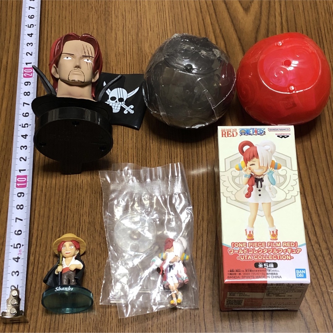 ONE PIECE(ワンピース)のワンピース ワンピの実 グレートディープコレクション ワーコレ シャンクス ウタ エンタメ/ホビーのおもちゃ/ぬいぐるみ(キャラクターグッズ)の商品写真