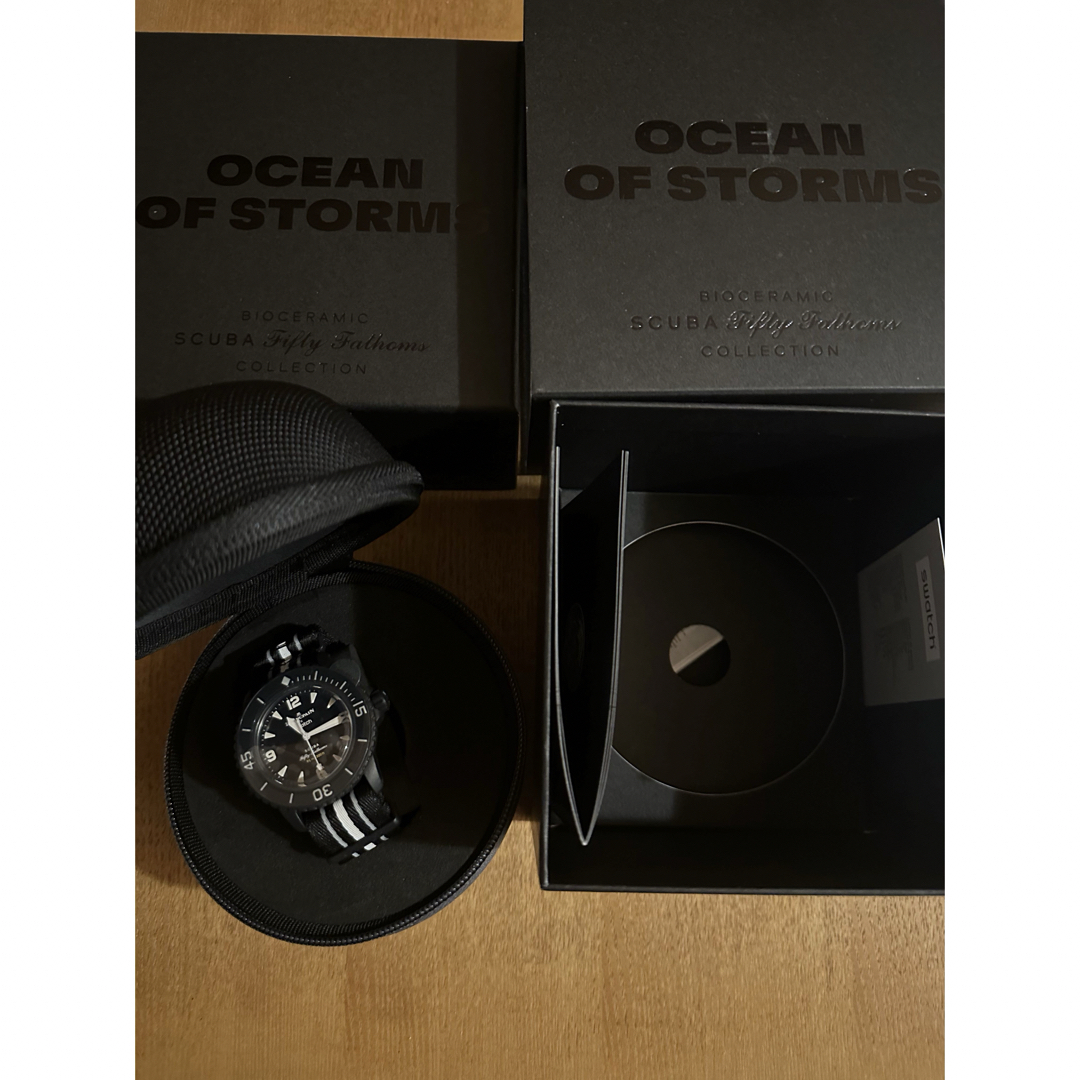 swatch(スウォッチ)の新品未使用 Blancpain x Swatch OCEAN OF STORMS メンズの時計(腕時計(アナログ))の商品写真