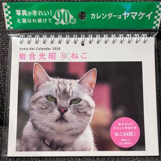 カレンダー2024 岩合光昭×ねこ（週めくり/卓上・リング）(カレンダー/スケジュール)