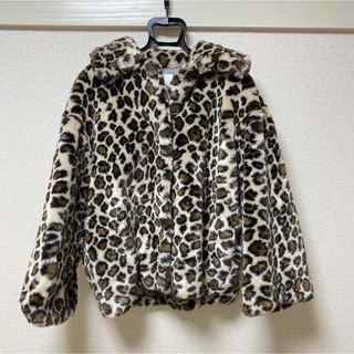 ザラ(ZARA)の[美品]SMUK フェイクファーコート　レオパード(毛皮/ファーコート)