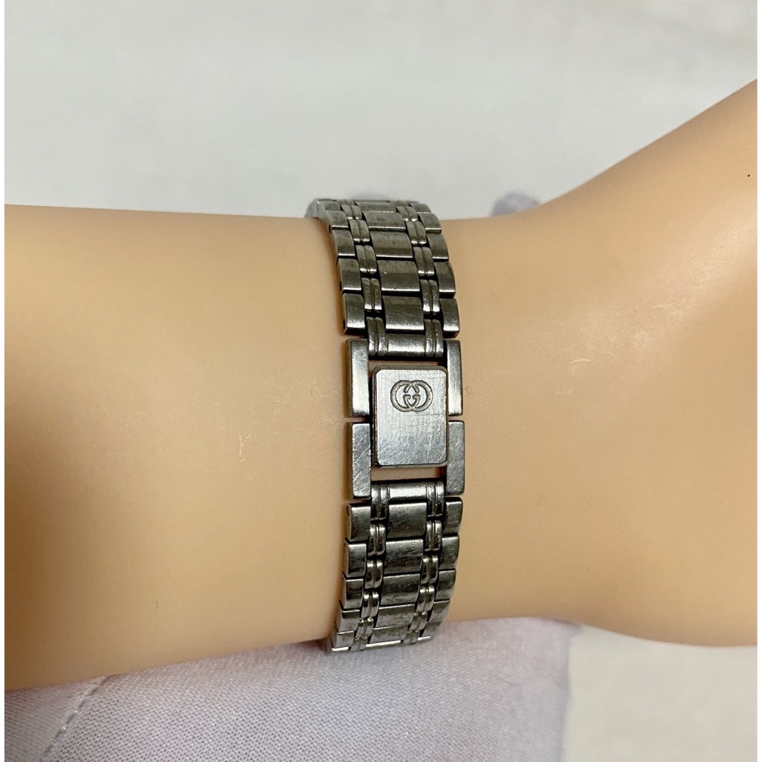 GUCCI グッチ 9100L ラウンド デイト 黒文字盤 QZレディース腕時計 GUCCI グッチ 9100L ラウンド デイト 黒文字盤 QZレディース腕時計