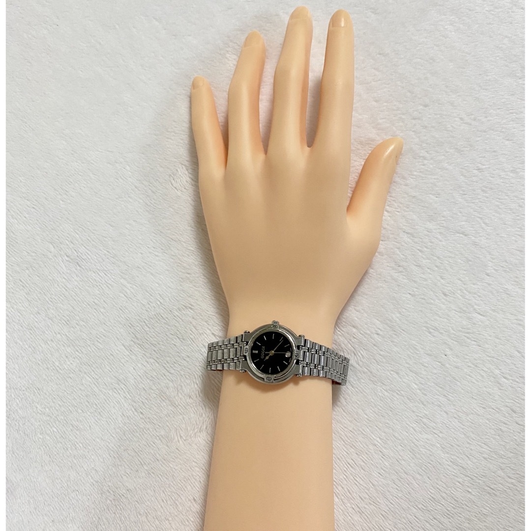 GUCCI グッチ 9100L ラウンド デイト 黒文字盤 QZレディース腕時計 GUCCI グッチ 9100L ラウンド デイト 黒文字盤 QZレディース腕時計