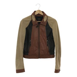 DIESEL ディーゼル TIMELESS COLLECTION シングルライダーズジャケット JKWOKA0102 M ブラック 革ジャン ラムレザー アウター【DIESEL】