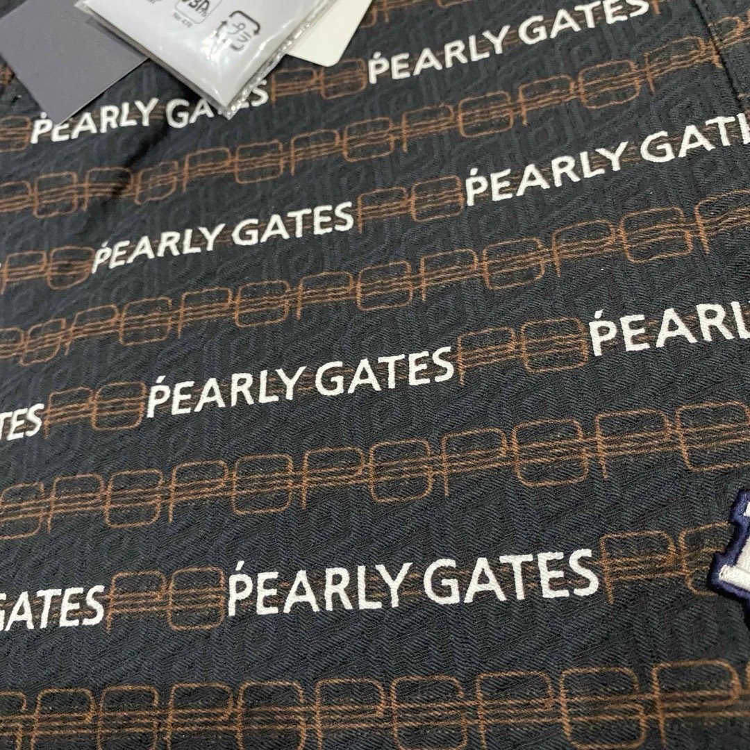 新品【PEARLY GATES】パーリーゲイツ　モノグラムロゴプリントスカート