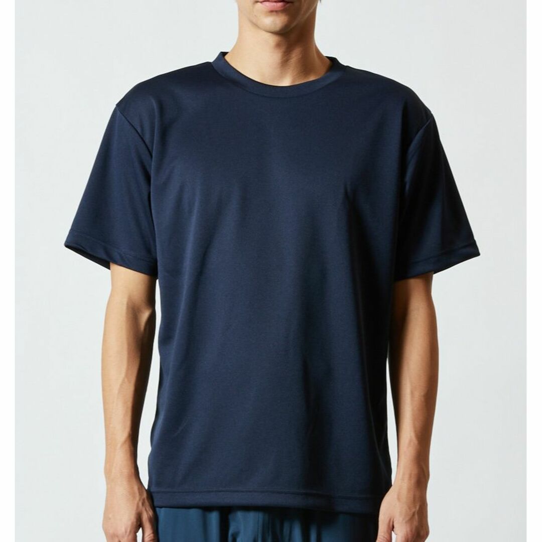 Tシャツ ドライ 吸水 速乾 ポリ100 無地 半袖 M ダークグレー メンズのトップス(Tシャツ/カットソー(半袖/袖なし))の商品写真