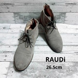 RAUDI - Raudi ショート ブーツ サイドジップ 本革 42サイズ RAUDI - Raudi ショート ブーツ サイドジップ 本革 42サイズ