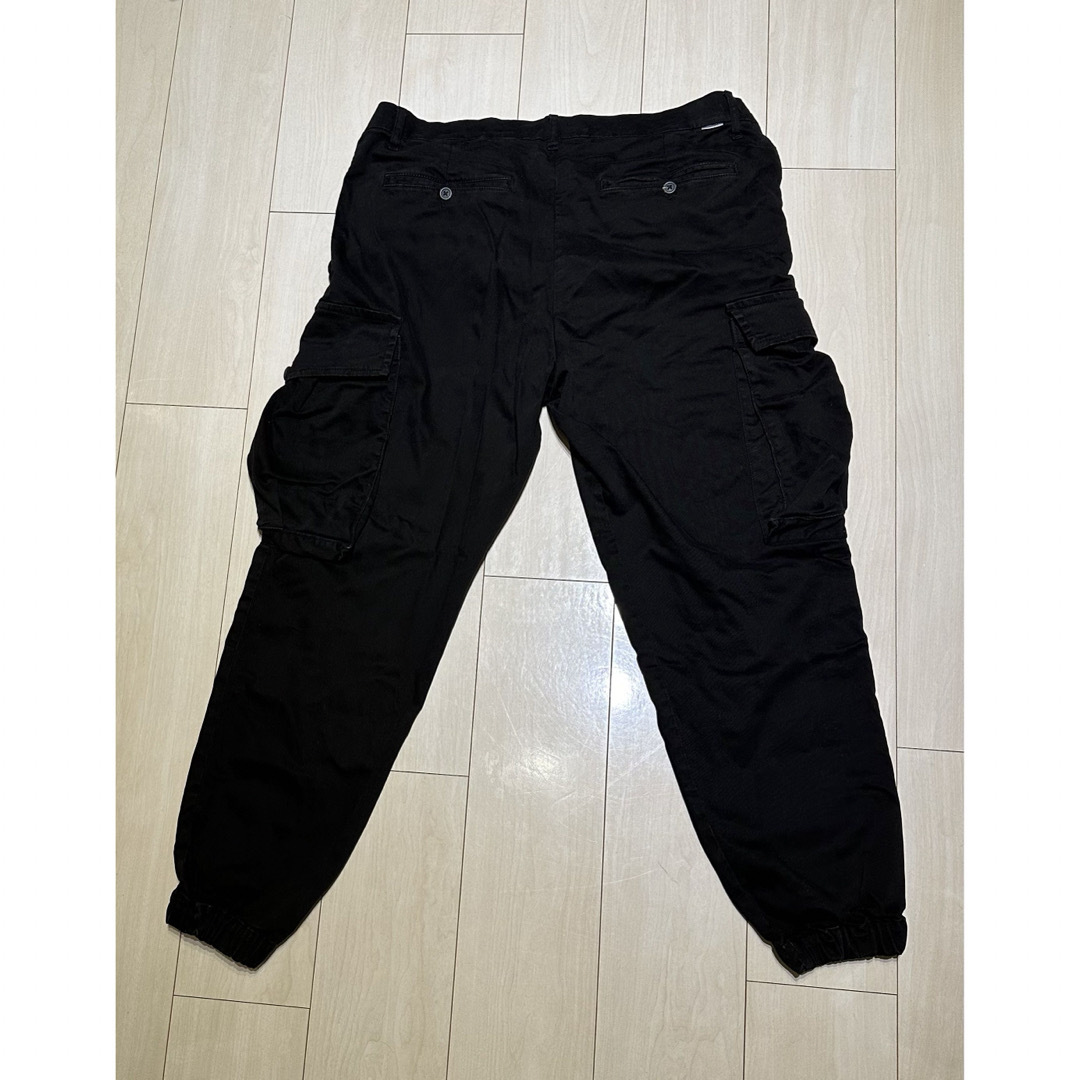 メンズ　カーゴパンツ　黒　ブラック　パンツ　男性　大きいサイズ メンズのパンツ(ワークパンツ/カーゴパンツ)の商品写真