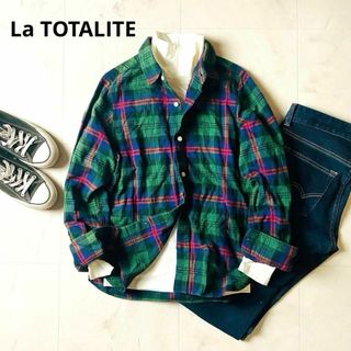 ラトータリテ(La TOTALITE)の日本製/La TOTALITE/コットンチェックシャツ(シャツ/ブラウス(長袖/七分))