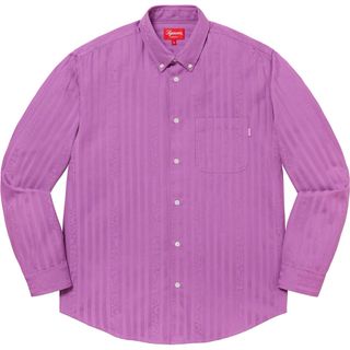 シュプリーム(Supreme)のSupreme Jacquard Stripe Twill Shirt Sサイズ(シャツ)