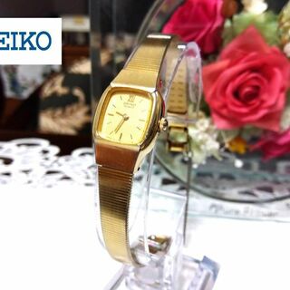 セイコー(SEIKO)のセイコー SEIKO 腕時計 レディース ビューレン ゴールド 稼働品 美品(腕時計)