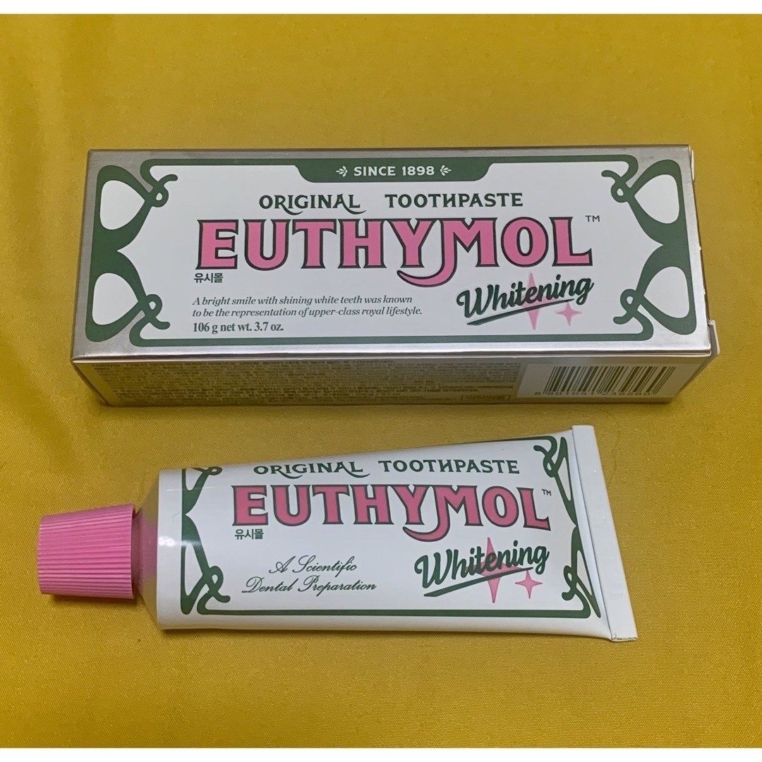 【新品】EUTHYMOLホワイトニング歯磨き粉 コスメ/美容のオーラルケア(歯磨き粉)の商品写真